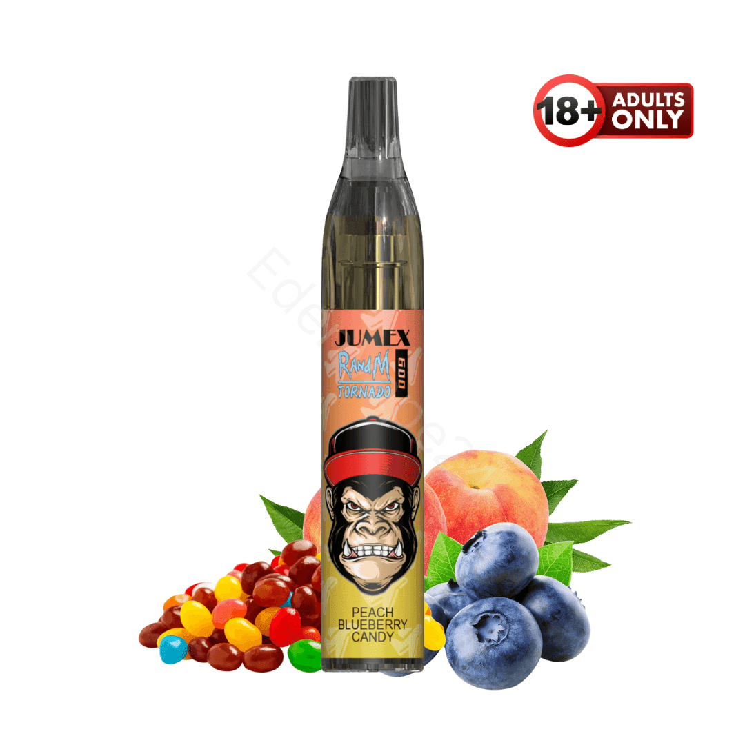 RandM Tornado 600 Fumot Vapes - Peach Blueberry Candy - EdenVape24